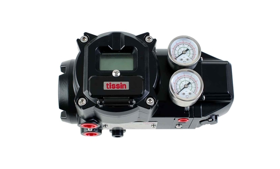 Tissin TS900 Smart Valve Positioner Dengan Pneumatic Valve Dan Fisher Fisher 67CFR Pressure Reducing Valve