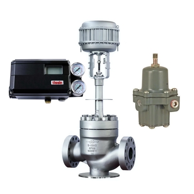 HART Protocol Logix 3200MD Digital HART Positioner Control Valve Positioner Dengan Fisher 67CFR Filter Regulator