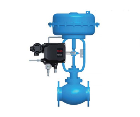 Tissin TS600R E-P Positioner Dengan Katup Kontrol Chuan Yi Cina Dan Katup Pengurang Tekanan Fisher 67CFR