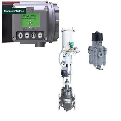 HCP Chuanyi Pneumatic Regulating Valve Dengan SVI3 Masoneilan Valve Positioner 78-40 Filter Pressure Reducing Valve