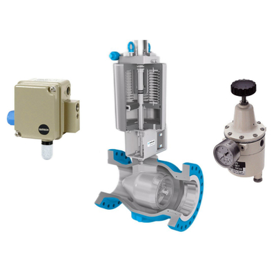 Mokveld HIPPS Valve Dengan Samson3701 Positioner Dan KOSO PRF300 Filter Pressure Reducing Valve