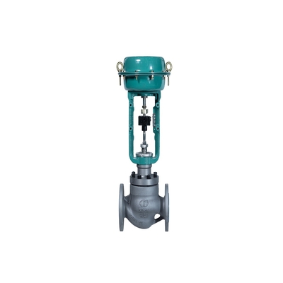 Flow Control Valve Dengan Foxboro SRD991 Valve Positioner Dan Fisher 67CFR Filter Regulator