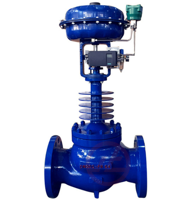 Katup Kontrol Cina Dengan Positioner Siemens Dan Regulator 67cfr Dan Katup Solenoid Asco