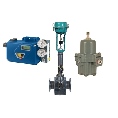 Flow Control Valve Dengan Fisher 67CFR Filter Regulator Dan Foxboro SRD991 Valve Positioner