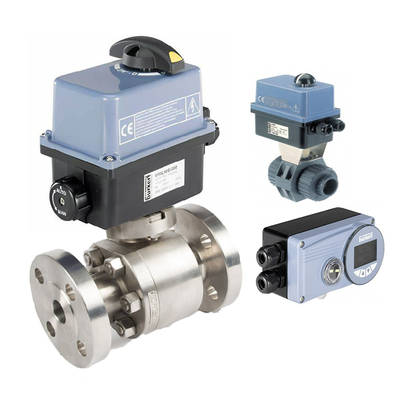 Burkert 8804 Electric Rotary Actuator Dengan 2/2 Way Ball Valve Untuk Solusi Katup Kontrol