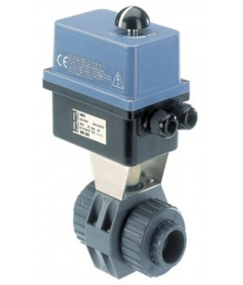 Burkert 8804 Electric Rotary Actuator Dengan 2/2 Way Ball Valve Untuk Solusi Katup Kontrol