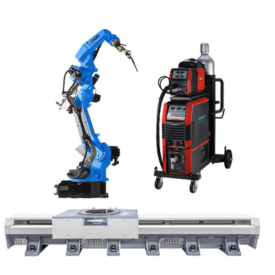 china GBS arc welding robot GBS6-C2080 6 sumbu robot lengan robot Dengan mesin las Megmeet CM350