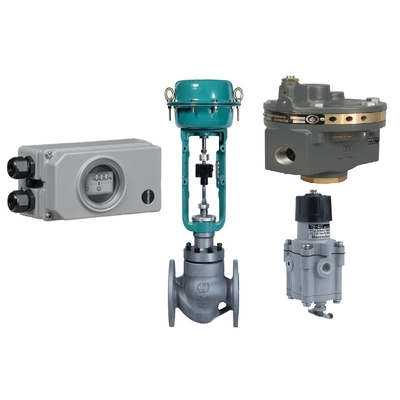 Flow Masoneilan 78-40 Dengan Samson 3730-3 Valve Positioner Dan Control Valve Fisher 2625 Filter Regulator