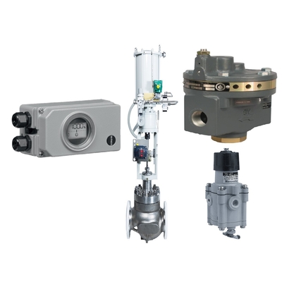Samson 3730-3 Valve Positioner Dengan Fisher 2625 Filter Regulator Dan Masoneilan 78-40