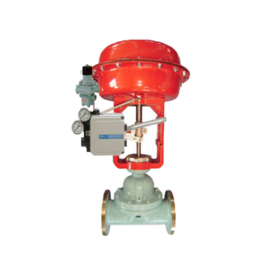 Katup kontrol merek Cina dengan Pneumatic Actuator dan SMC valve positioner IP8000/8100 dan regulator masoneilan 78-80