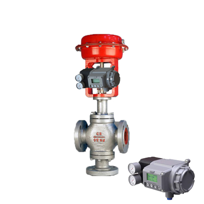 Masoneilan SVI3 Control Valve Positioner Dengan Aktuator Pneumatik Dan Katup Bola