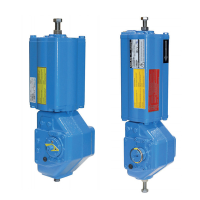 Butterfly Valve Dengan Aktuator Neles B1CU17/55L Dan Positioner Katup KOSO EPA800