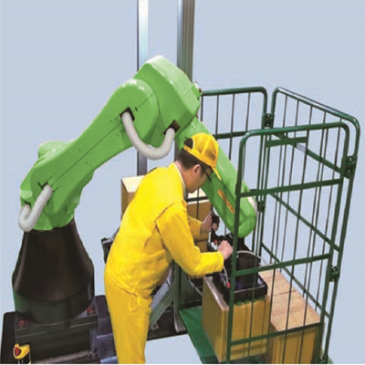 Fanuc CR-4iA Lengan Robot Tiongkok 6 Sumbu dengan Pegangan 2 Jari Onrobot dan Platform Penanganan Material