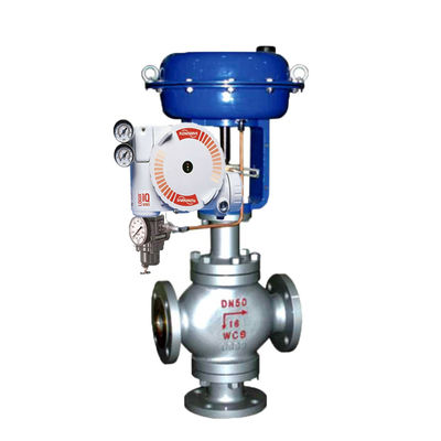 Wuzhong Globe Valve Dengan Flowserve 3200MD Valve Positioner Fisher 67CFR Filter Regulator