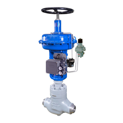 Katup Kontrol Listrik Volume YT-300 dengan Fisher 3582 Positioner dan Regulator Filter Masoneilan 78-80s