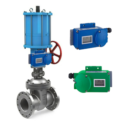 Katup Kontrol Merek Cina Dengan Positioner Katup FOXBORO SRD998 Dan Aktuator Katup Pneumatik