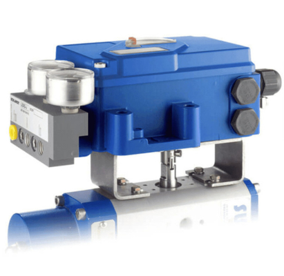 Katup Kontrol Merek Cina Dengan Positioner Katup FOXBORO SRD998 Dan Aktuator Katup Pneumatik