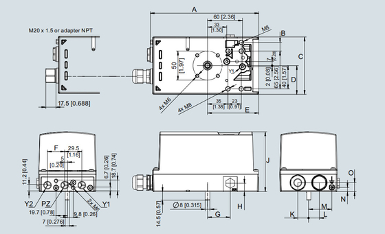 Siemens SIPART PS2 Aluminium Enclosure Electro Pneumatic Positioner Untuk Katup Kontrol Aliran