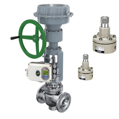 Katup Pneumatik Dengan ABB EDP300 TZIDC-100 TZIDC-200 Pemasok Stok Positioner Cerdas