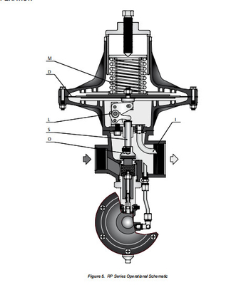 Tartarini RP Series Tekanan regulator katup EMERSON dengan Skid mount paket