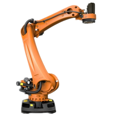 KR 120 R3200 PA Kuka 6 Axis Industrial Robot Arm Dengan CNGBS Gripper OEM Sebagai Peralatan Penanganan Bahan Palletizing Robot