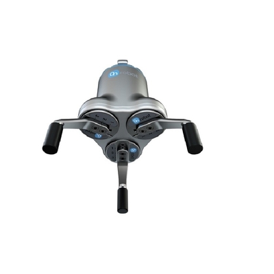 Gripper 3 jari dengan beban 15 kg bekerja dengan cobot dan robot 6 sumbu untuk memilih dan menempatkan