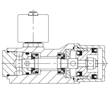 High Flow ASCO Solenoid Valve dengan Masoneilan Positioner dan Valve Natural Gas Dispensing Equipment Pilot Operated,