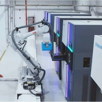 Pick And Place Robotic Arm 6 Axis ABB IRB 4600-40/2.55 Dengan CNGBS Robot Gripper Untuk Robot Penanganan