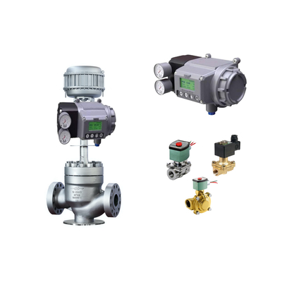 Klep Kontrol Suhu Rendah Dengan Masoneilan SVI3 Digital Valve Positioner Dan EMERSON ASCO210 2-Way Solenoid Valves
