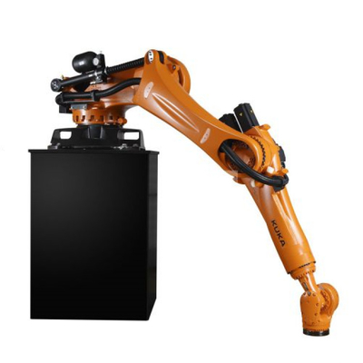 KUKA KR 240 R3330 Robot Pelletizing Dengan CNGBS Linear Guide Rail Sebagai Mesin Otomatis Pengepakan 240kg Robot Arm