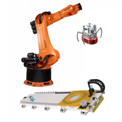 KUKA KR 360 R2830 Robotic Arm Payload 360kg Dengan CNGBS Assembly Line Untuk Mesin Pengumpulan Sebagai Pick And Place Machine