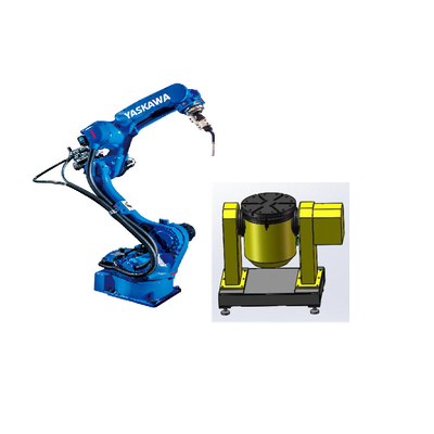 YASKAWA Robot AR1440 Dengan 1440MM Jangkauan Sebagai 6 Axis Robot Arm Dengan CNGBS Robot Positioner Untuk Mesin Las