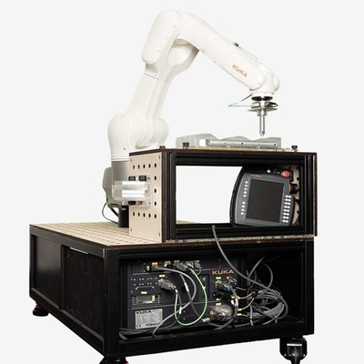 6 Axis Kuka Robotic Arm KR 10 R1100-2 Dengan CNGBS Robot Quick Changer Untuk Robot Penanganan Otomatis