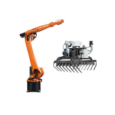 Kuka Handling Robotic Arm 6 Axis KR 16 R1610 Dengan CNGBS Robot Gripper Sebagai Robot Industri
