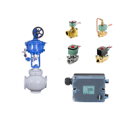 Katup Kontrol Pneumatik Dengan Samson 3725 Electropneumatic Positioner Dan ASCO Solenoid Valves
