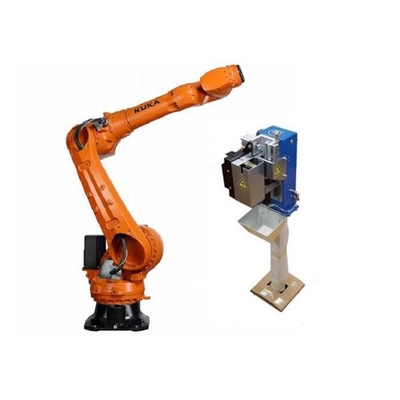 Robot Kuka KR 70 R2100 Dengan Stasiun Pembersihan Senjata CNGBS Untuk Otomasi Las Dengan Lengan Robot 6 Axis