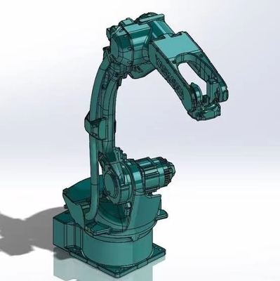 YASKAWA MOTOMAN GP12 Dengan Pistol Las Sebagai Robot Las Untuk Robot Industri Pabrik