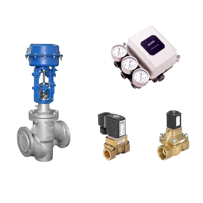 Katup kontrol china berkualitas tinggi dengan posisi digital KOSO PP800 dan Katup Solenoid Burkert Tipe 5404