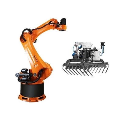 6 Axis Robotic Welding Arm Kuka KR 210 R2700-2 Dengan CNGBS Welding Positioner Untuk Robot Las