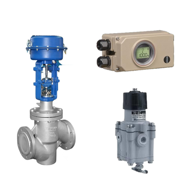 Pneumatic Control Valve Dengan Komunikasi Hard Samson Electropneumatic 3730-3 Positioner Dan Masoneilan 78-40 Filter