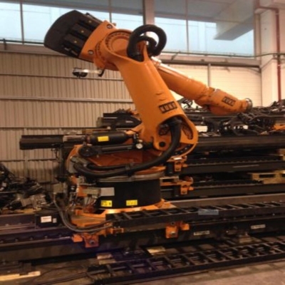 Kuka Robotic Arm 6 Axis KR 360 R2830 Dengan CNGBS Robot Gripper Untuk Otomatis Pick And Place Robot