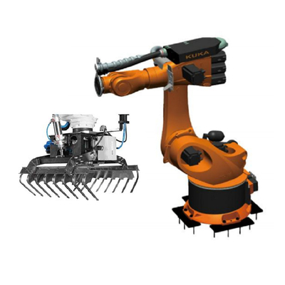 Kuka Robotic Arm 6 Axis KR 360 R2830 Dengan CNGBS Robot Gripper Untuk Otomatis Pick And Place Robot