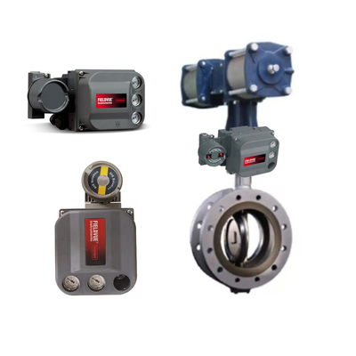 Vanessa Seri 30.000 Kontrol Aliran Perempat Giliran Triple Offset Valve Dengan Fisher DVC6200 Valve Positioner