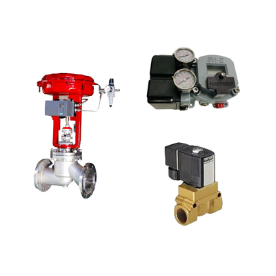 Klep kontrol Pneumatic terkenal Cina dengan posisi Masoneilan SVI2-21123121 dan katup Solenoioid Burkert 5404
