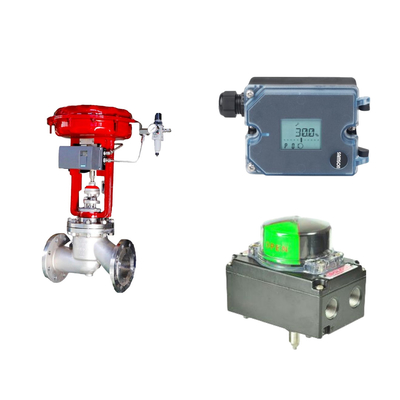 Cina terkenal wuzhong Pneumatic kontrol katup dengan Samson 3725 positioner dan Rotork Limit Swi