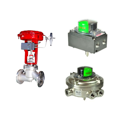Cina terkenal wuzhong Pneumatic kontrol katup dengan Samson 3725 positioner dan Rotork Limit Swi