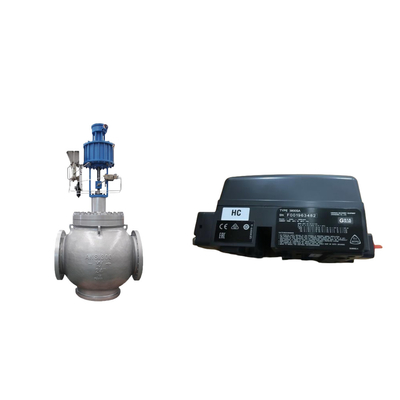 Cina terkenal Wuhong Pneumatic Control Valve Dengan Hard komunikasi Fisher 3800sa Positioner