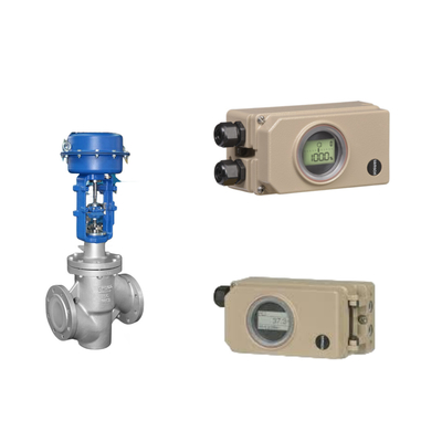 Pneumatic Control Valve Dengan Hard Communication Samson Electropneumatic 3730-3 Positioner Dan Fisher 667 657 Aktuator