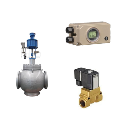 Pneumatic Control Valve Dengan Samson Electropneumatic 3730-3 Positioner Dan Burkert Tipe 5404 Solenoid Valve