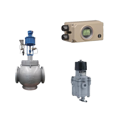 Pneumatic Control Valve Dengan Komunikasi Hard Samson Electropneumatic 3730-3 Positioner Dan Masoneilan 78-40 Filter